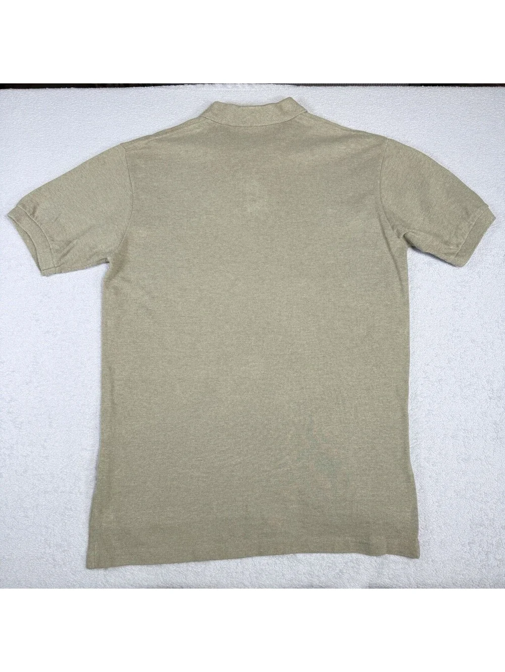Polo Ralph Lauren Men's M Medium Tan Short Sleeve Pique Polo Shirt